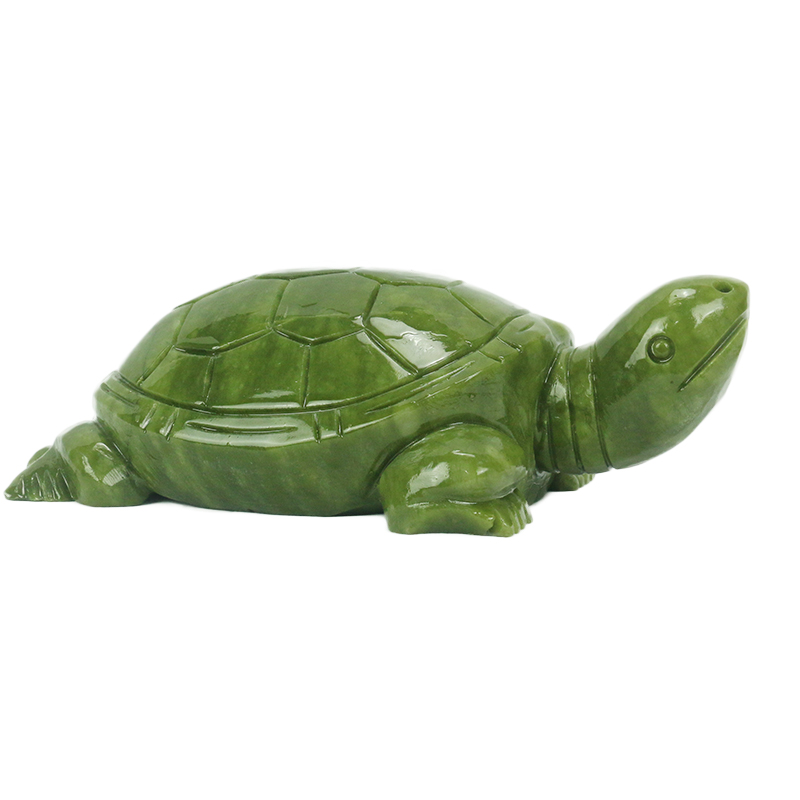 Aquarium Fish Tank Price - Jade Natural/escultura de tortuga/decoración del hogar/adornos