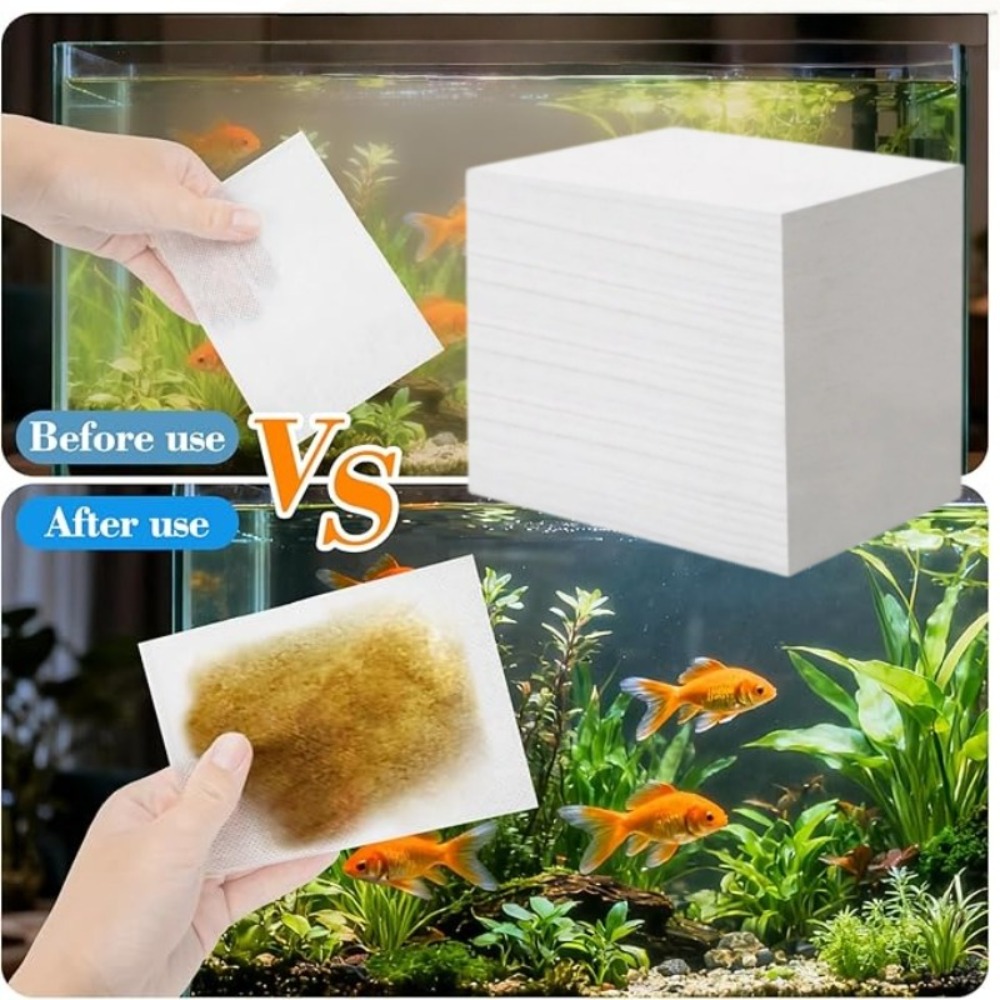 Aquarium Fish Yellow - 50 Piezas de Papel Absorbente para