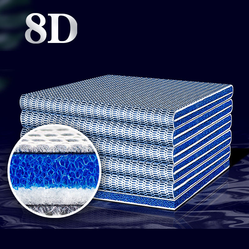 Aquarium Fish Tank Cleaner - Esponja 8D para Acuario, Filtro de