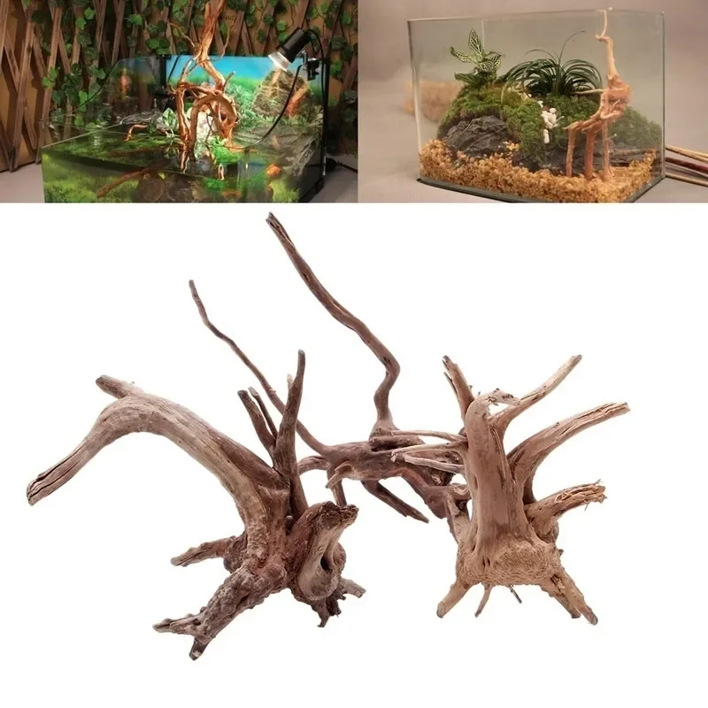 Aquarium Fish Games - Tronco de árbol Natural de madera