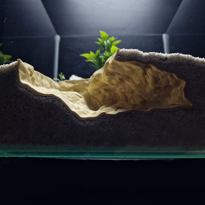 Aquarium Fish Hide - Esconderzo de mascotas de roca natural