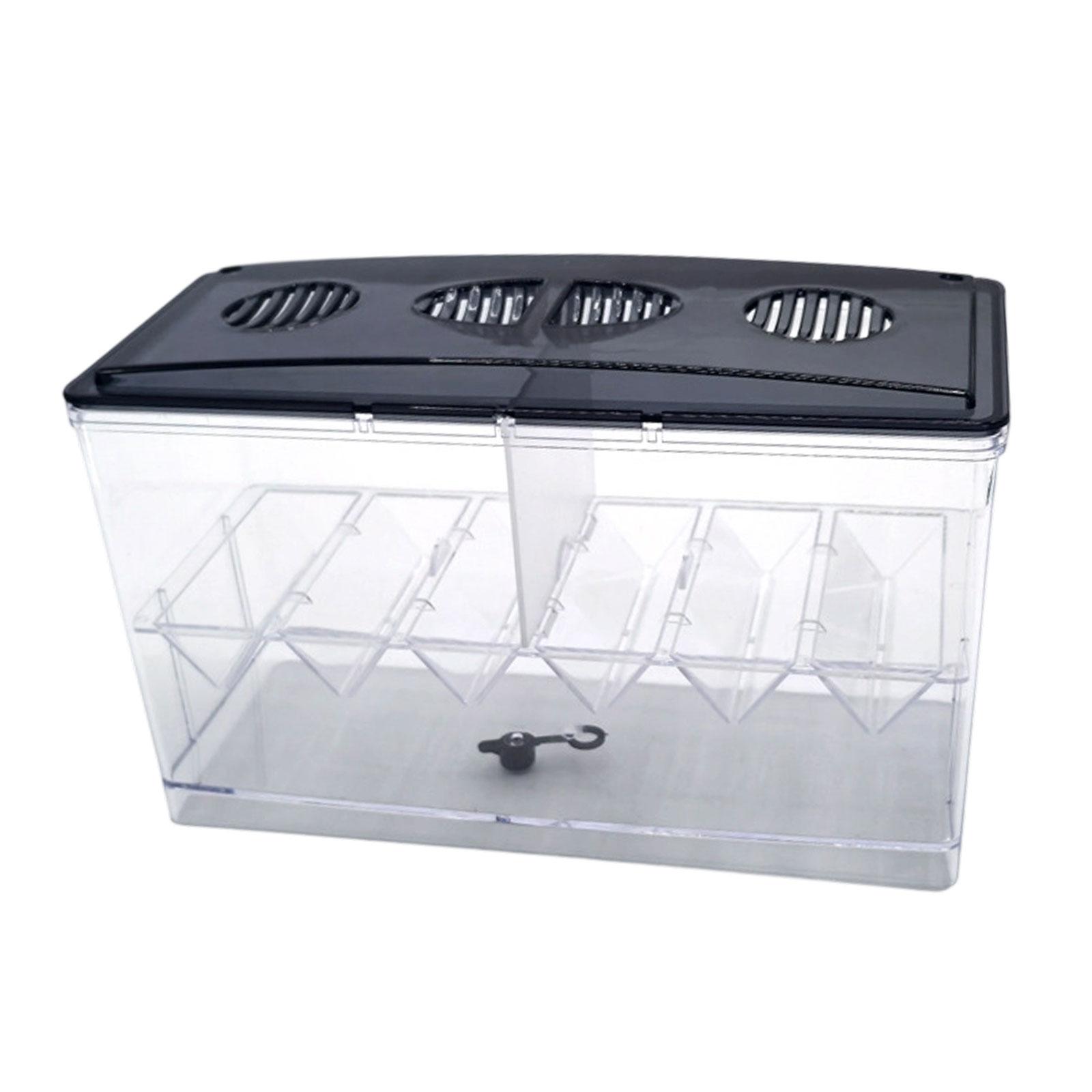 Aquarium Fish Tank Cleaner - Caja de aislamiento flotante para cría