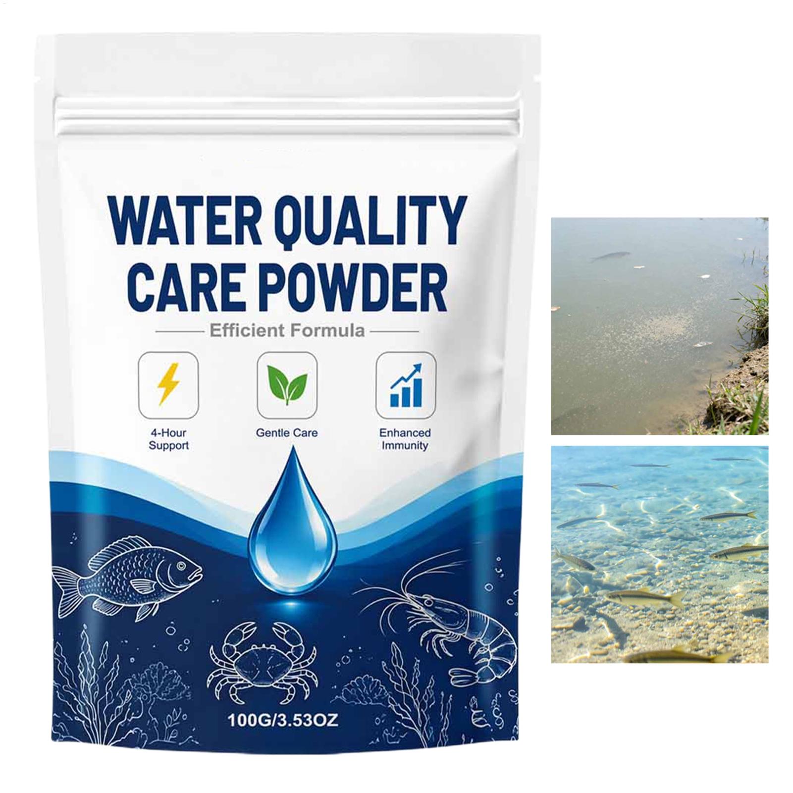 Aquarium Fish Tank Cleaner - Polvo Clarificador de Agua para Acuarios