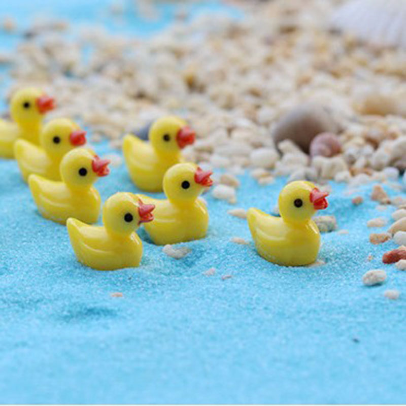 Aquarium Fish Yellow - Adorno Flotante de Patito Amarillo Mini