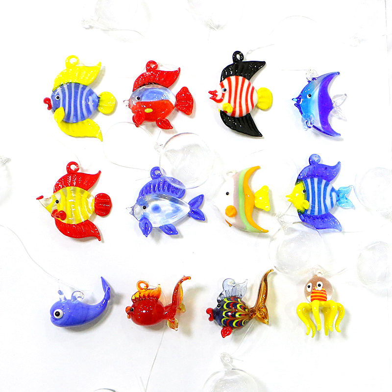 Aquarium Fish Glass - Estatua de Animal marino de arte