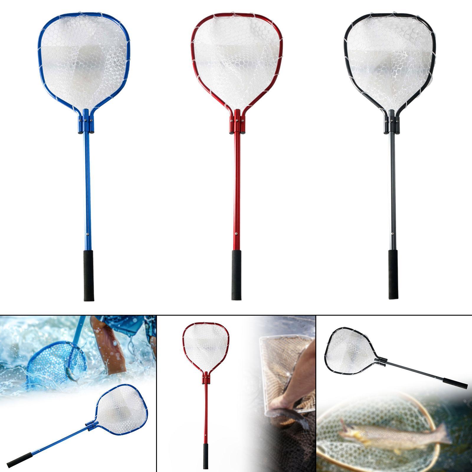 Fish Net Handle - Herramienta de pesca, mango plegable, red