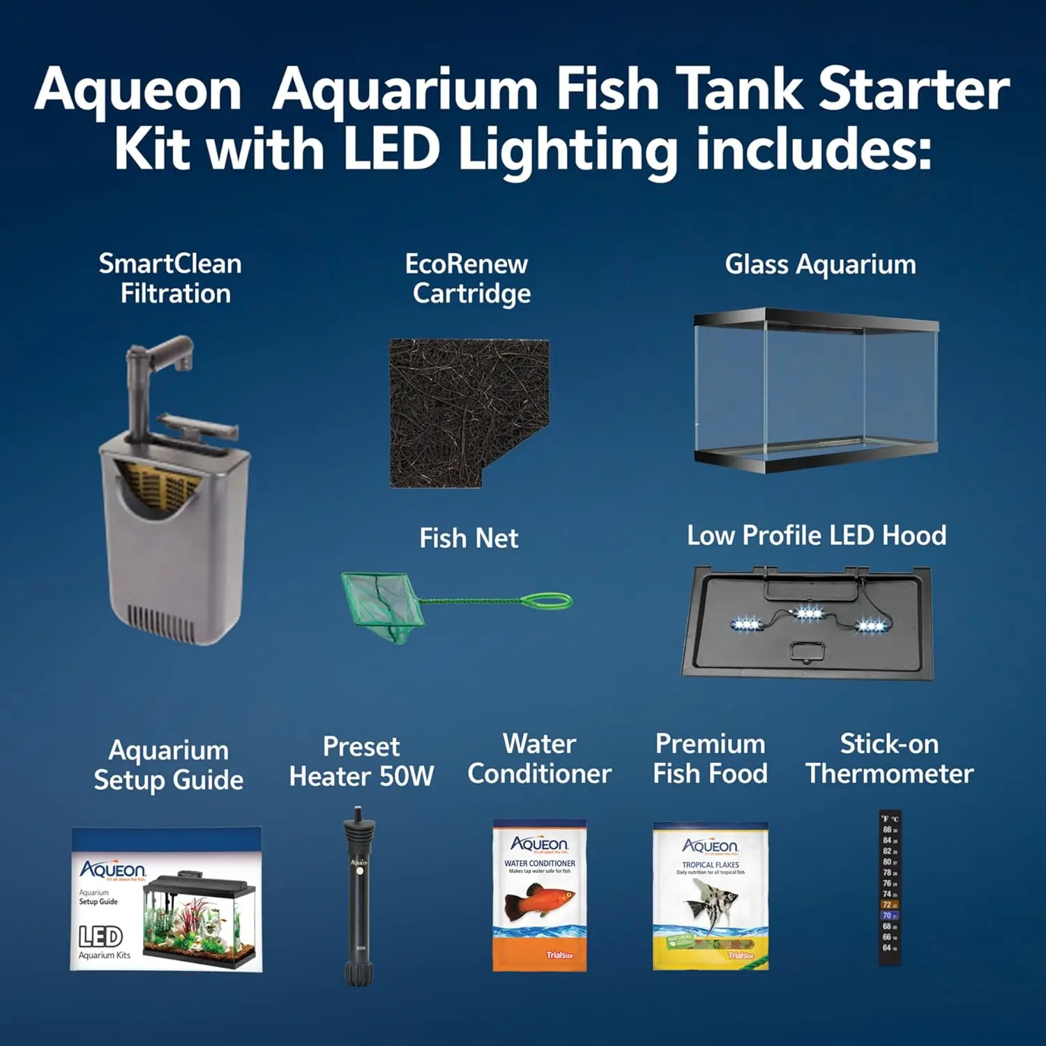 Tetra Fish In Aquarium - Kit de Inicio para Acuario con