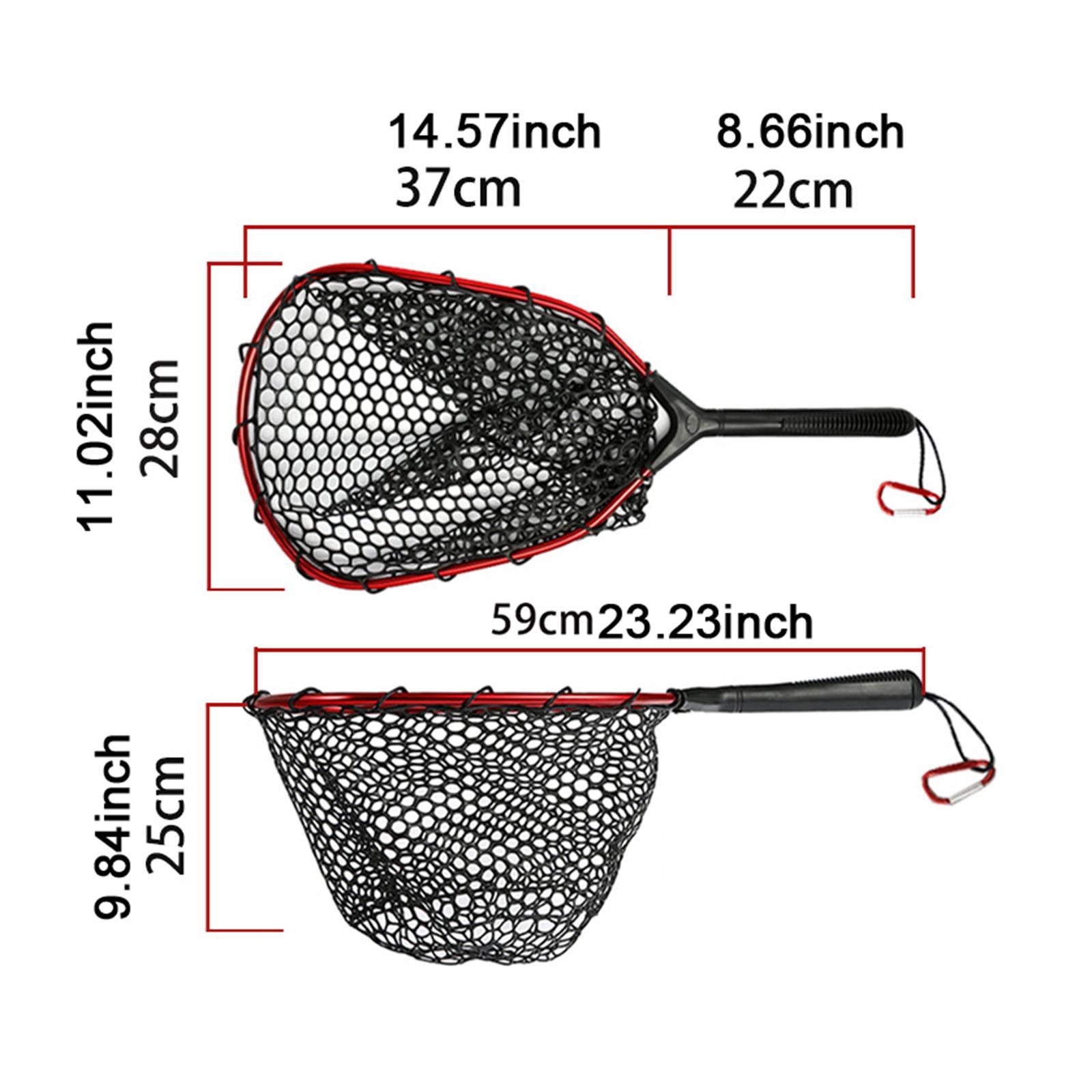 Red de pesca de malla de silic - Fish Net Handle reseña y precio