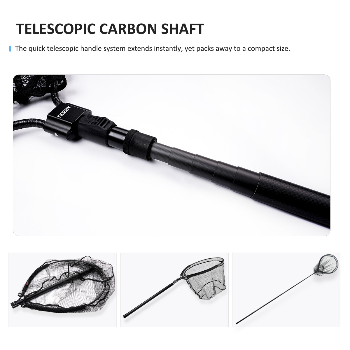 Red de Pesca Telescópica NOEBY - Fish Net Handle reseña y precio