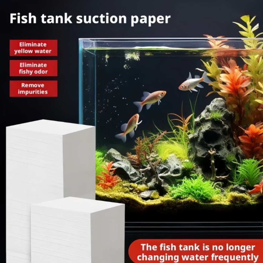 50 Piezas de Papel Absorbente  - Aquarium Fish Yellow reseña y precio