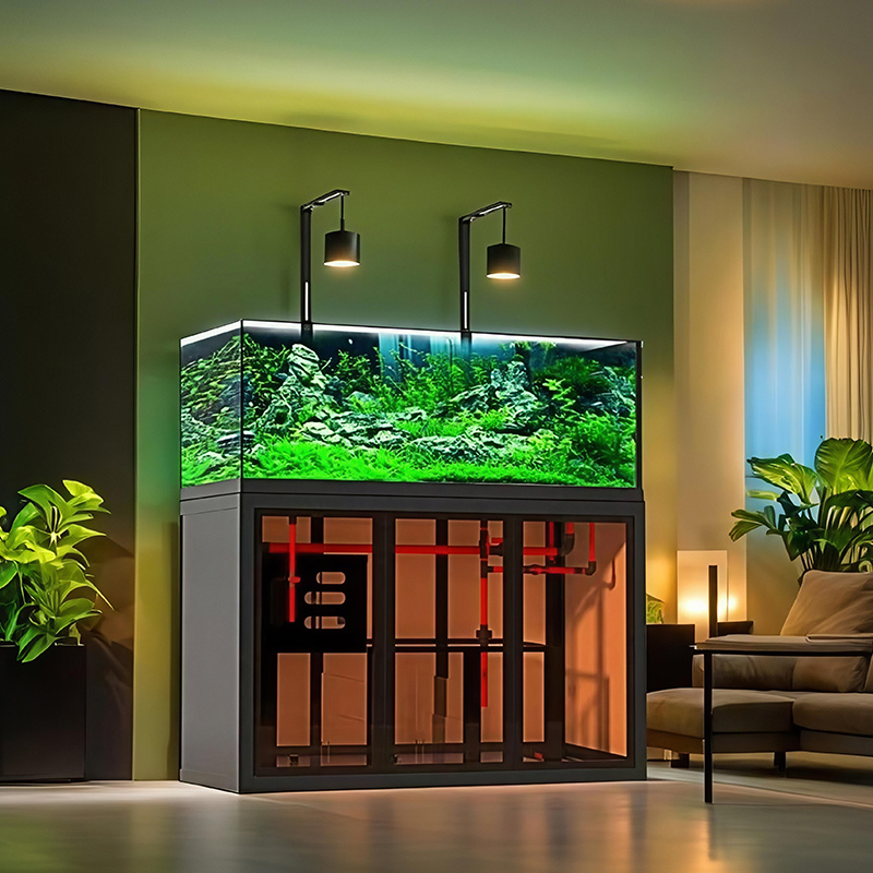 Acuario de estilo industrial,  - Aquarium Fish Low Maintenance reseña y precio