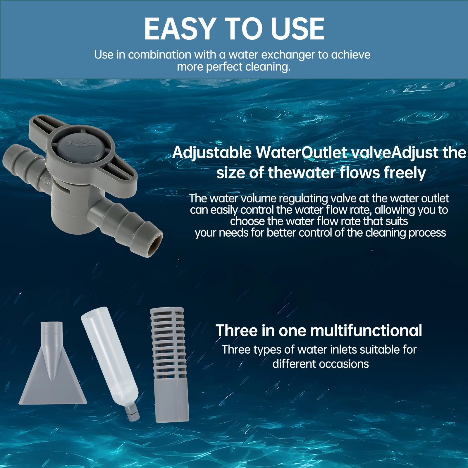 Aspirador de bañera de hidroma - Aquarium Fish Tank Cleaner reseña y precio