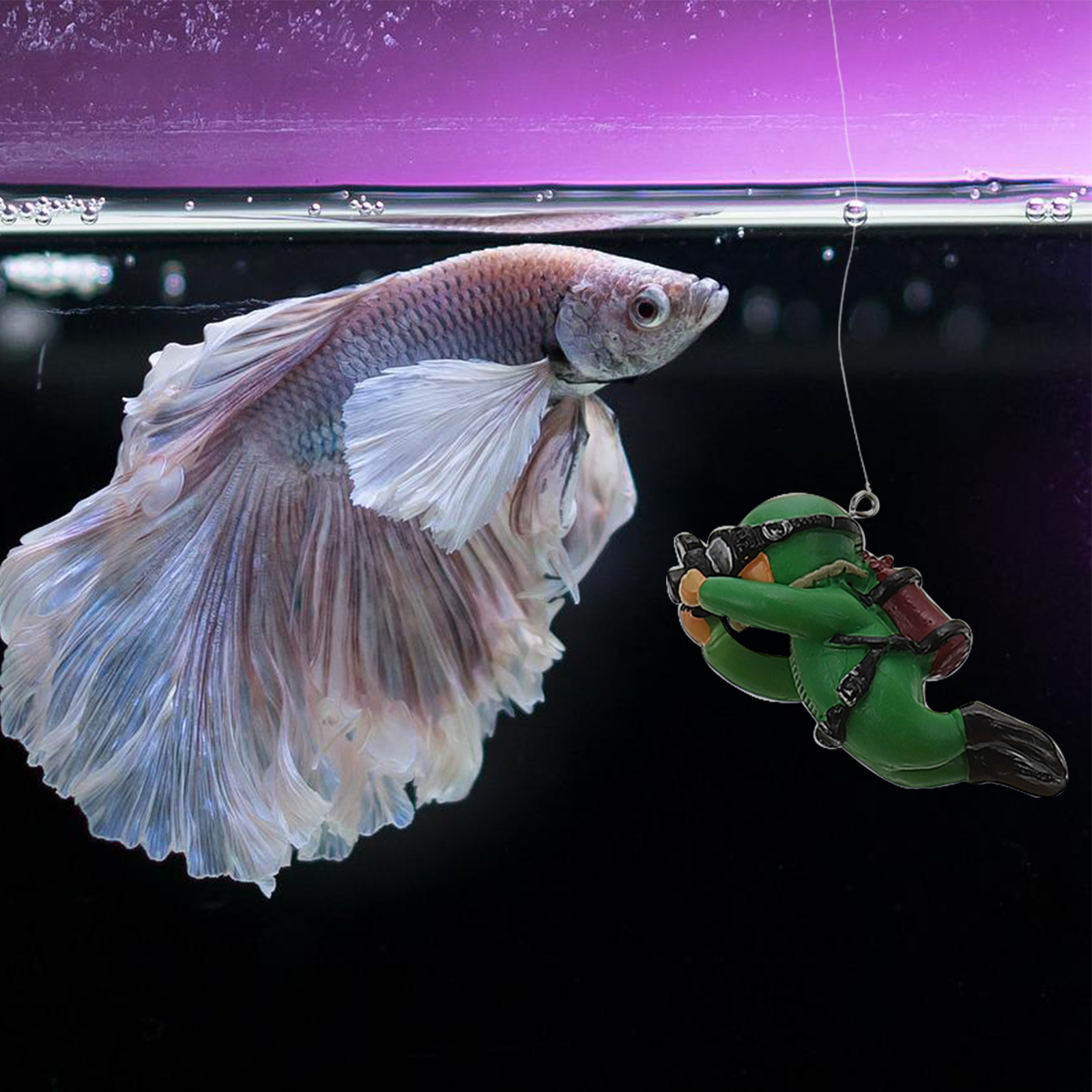 Decoración Flotante de Buceado - Aquarium Fish Low Maintenance reseña y precio