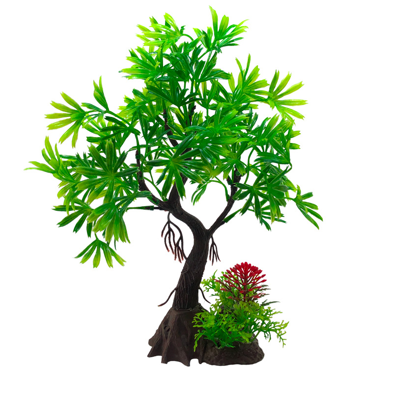 Plantas artificiales para deco - Aquarium Fish Tank Price reseña y precio