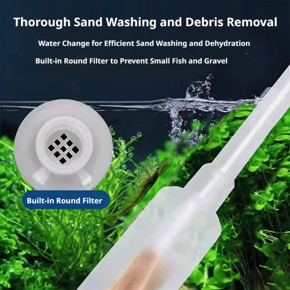 Sifón Manual para Acuario, Kit - Aquarium Fish Tank Cleaner reseña y precio