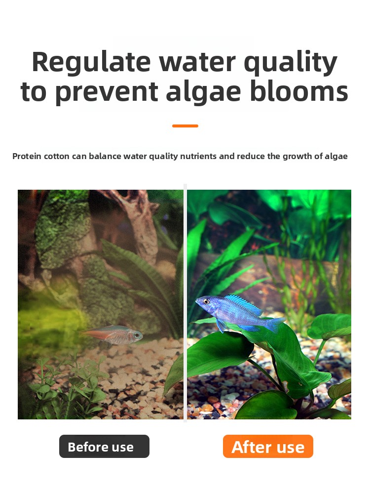 Material filtrante de algodón  - Aquarium Fish Yellow reseña y precio
