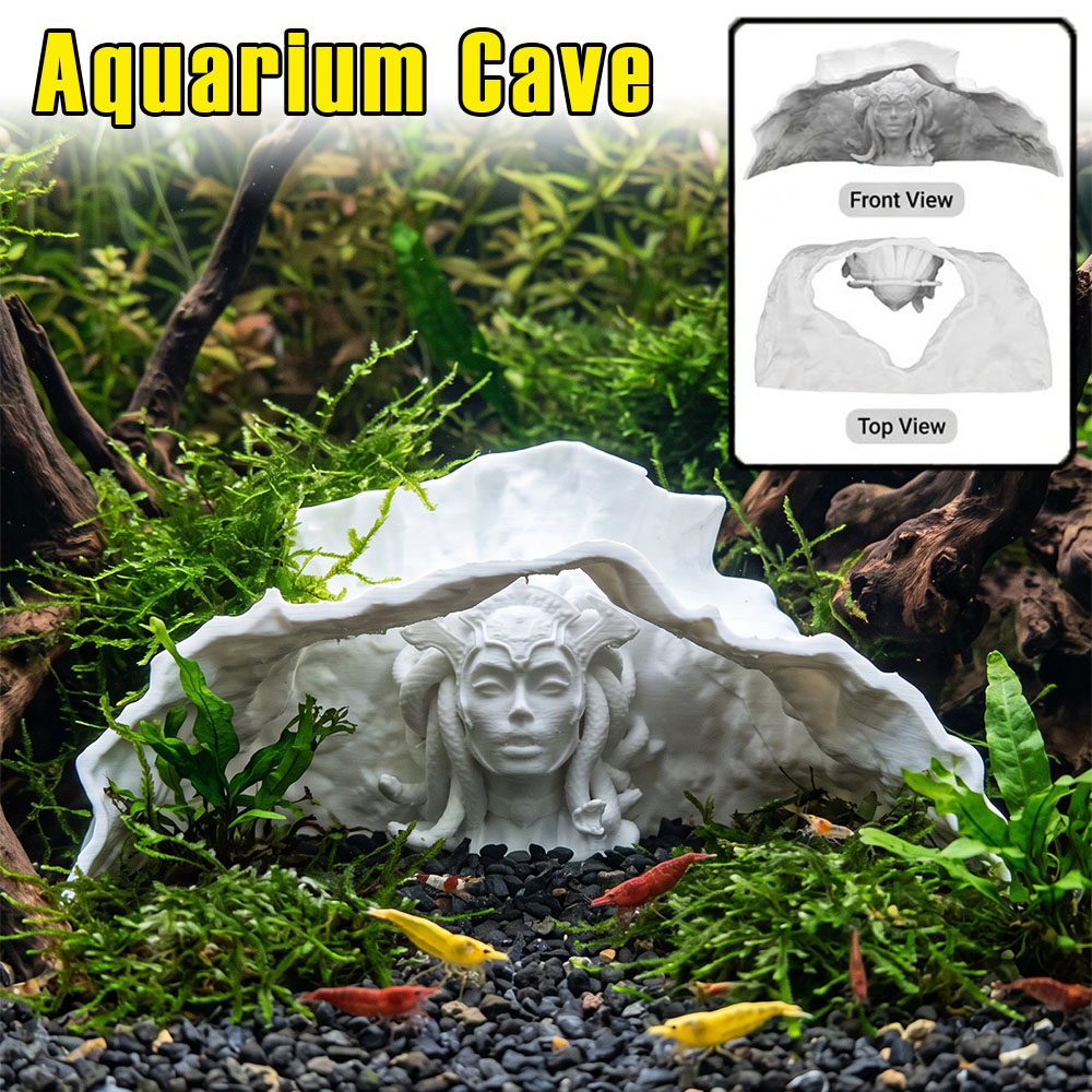 Cueva para Acuario, Impresión  - Aquarium Fish Hide reseña y precio