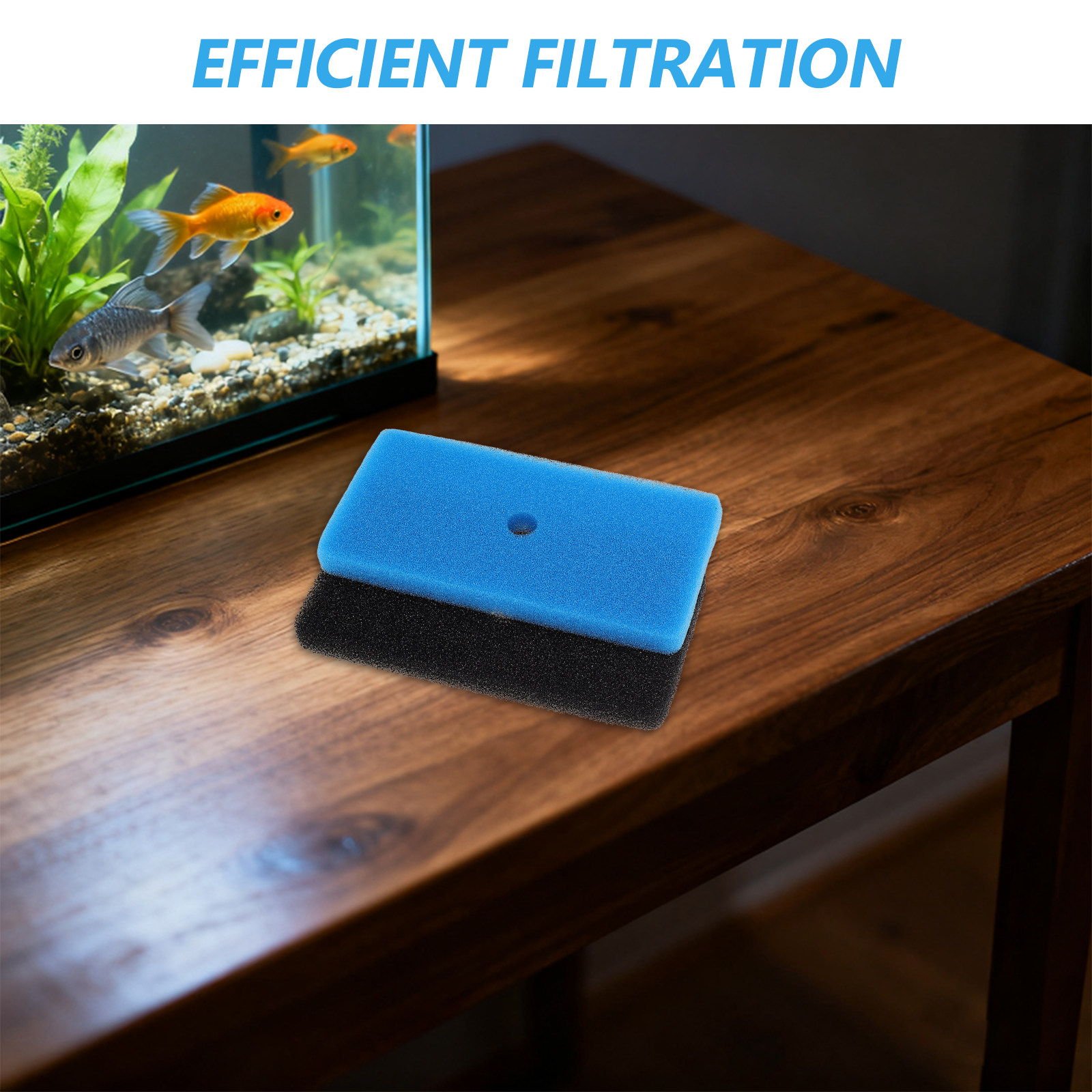 2 almohadillas filtrantes reut - Fish Tank Filter reseña y precio