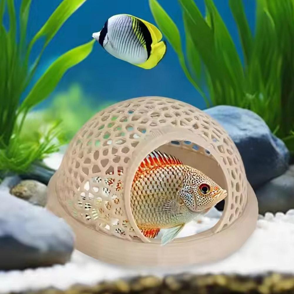 Acuario cueva flotante peces c - Aquarium Fish Hide reseña y precio