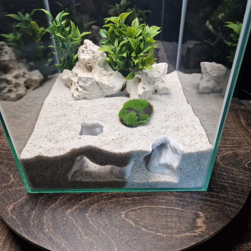 Cueva de Acuario Premium Impre - Aquarium Fish Games reseña y precio