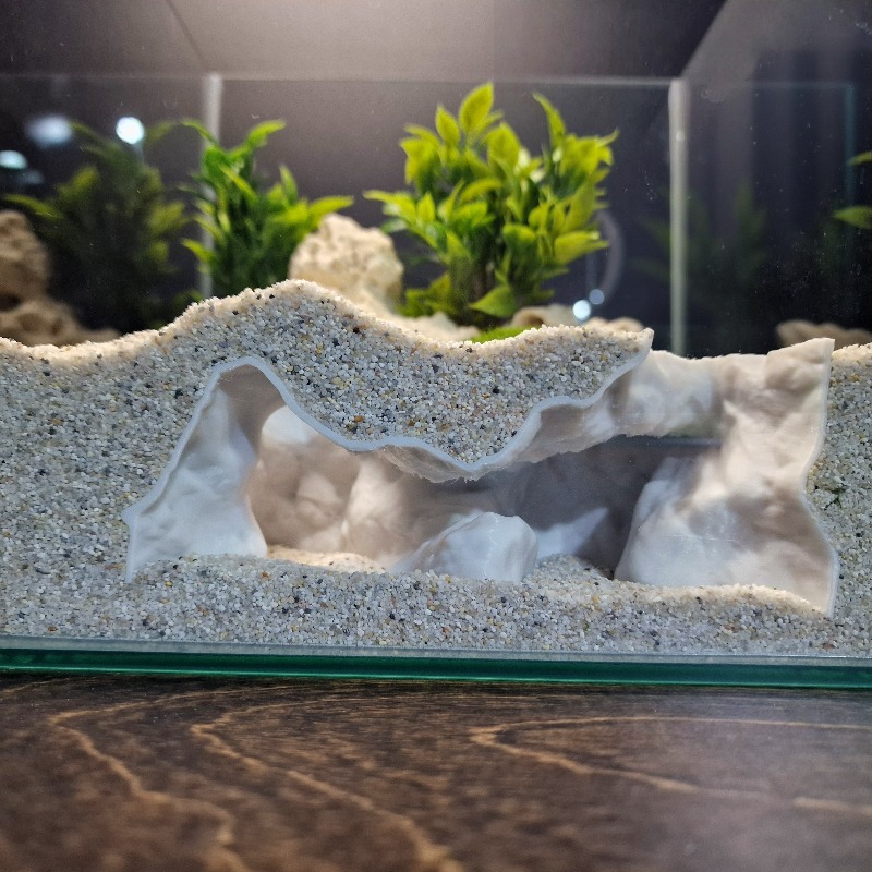 Cueva de Acuario Premium Impre - Aquarium Fish Games reseña y precio