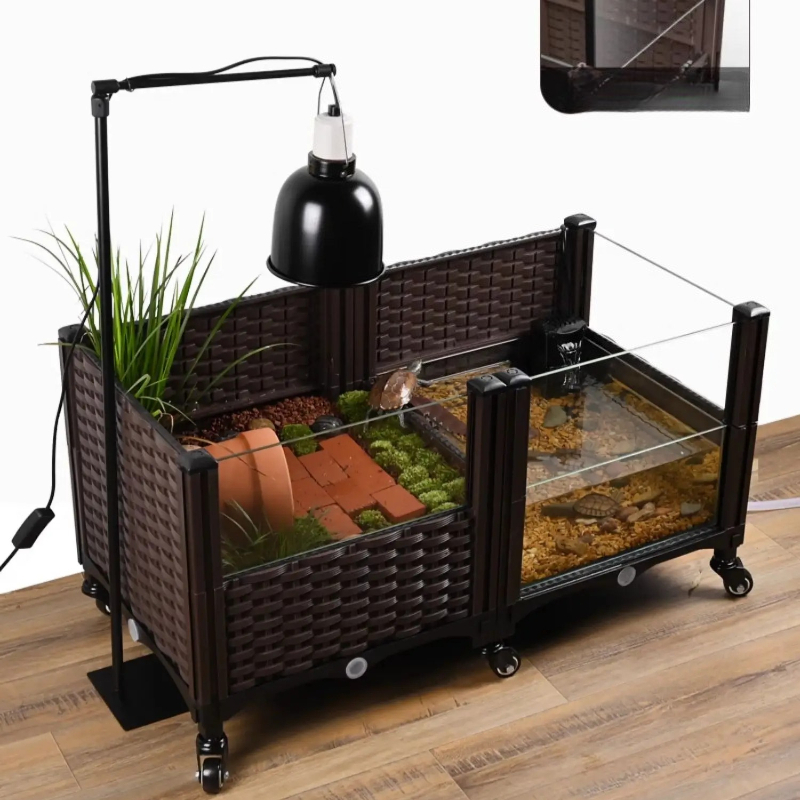 Tanque Eco Tortuga con Platafo - Aquarium Fish Yellow reseña y precio