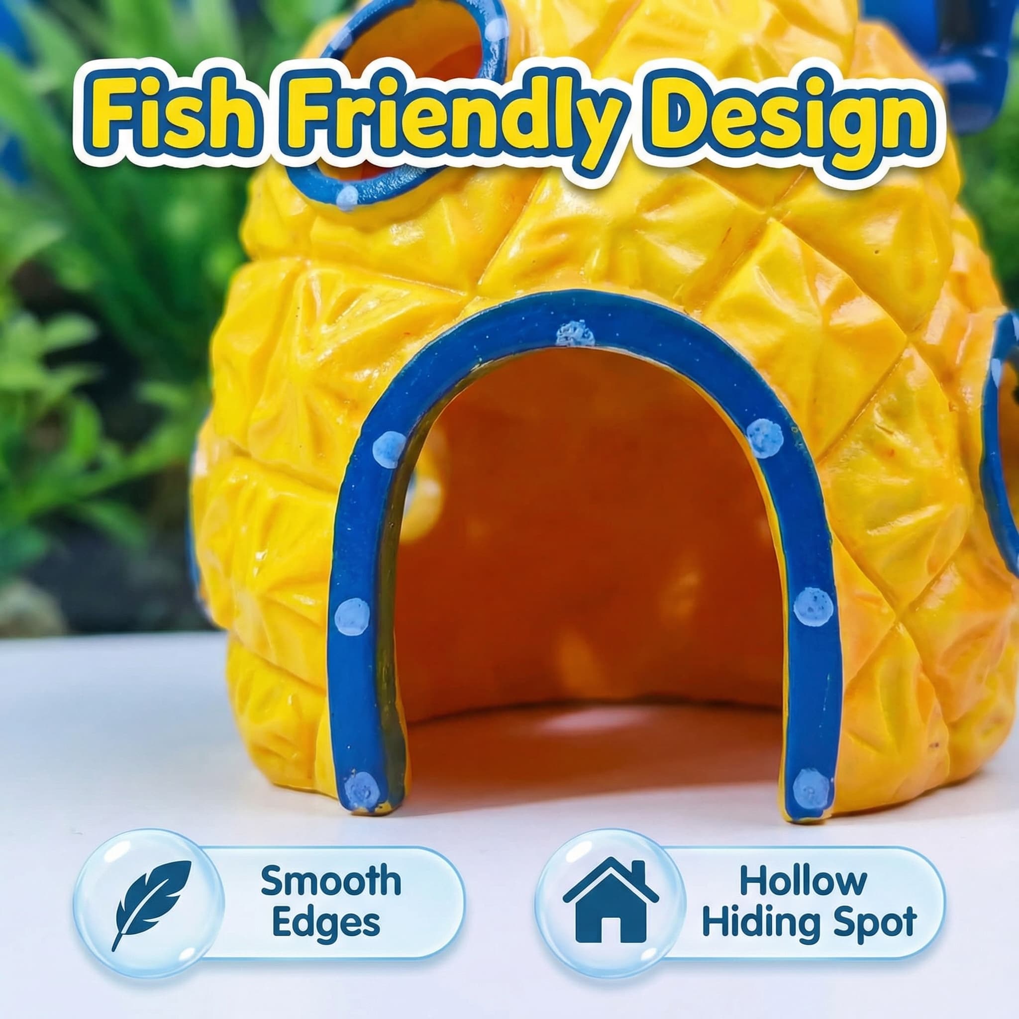 Decoración para Acuario Pineap - Aquarium Fish Games reseña y precio