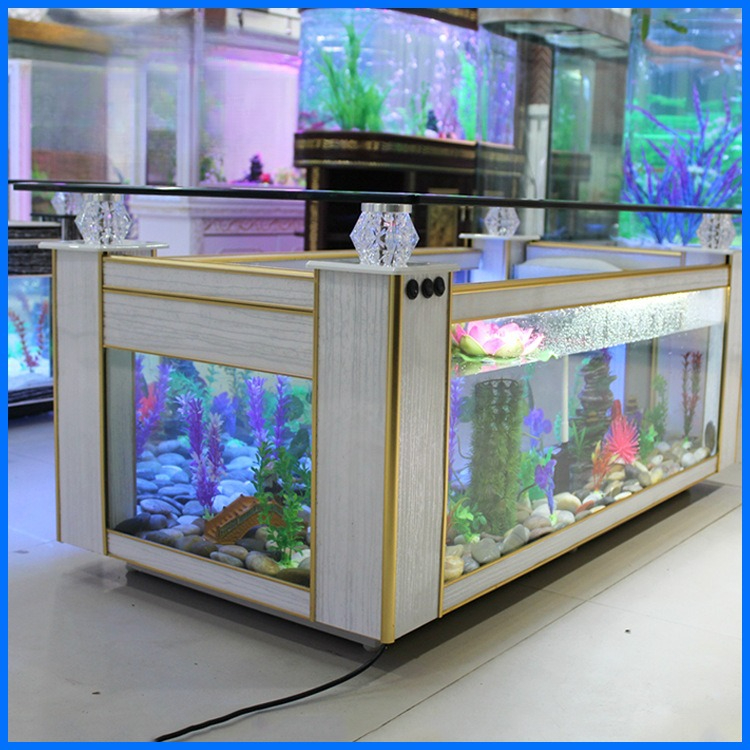 Mesa de centro para sofá, pece - Aquarium Fish Glass reseña y precio
