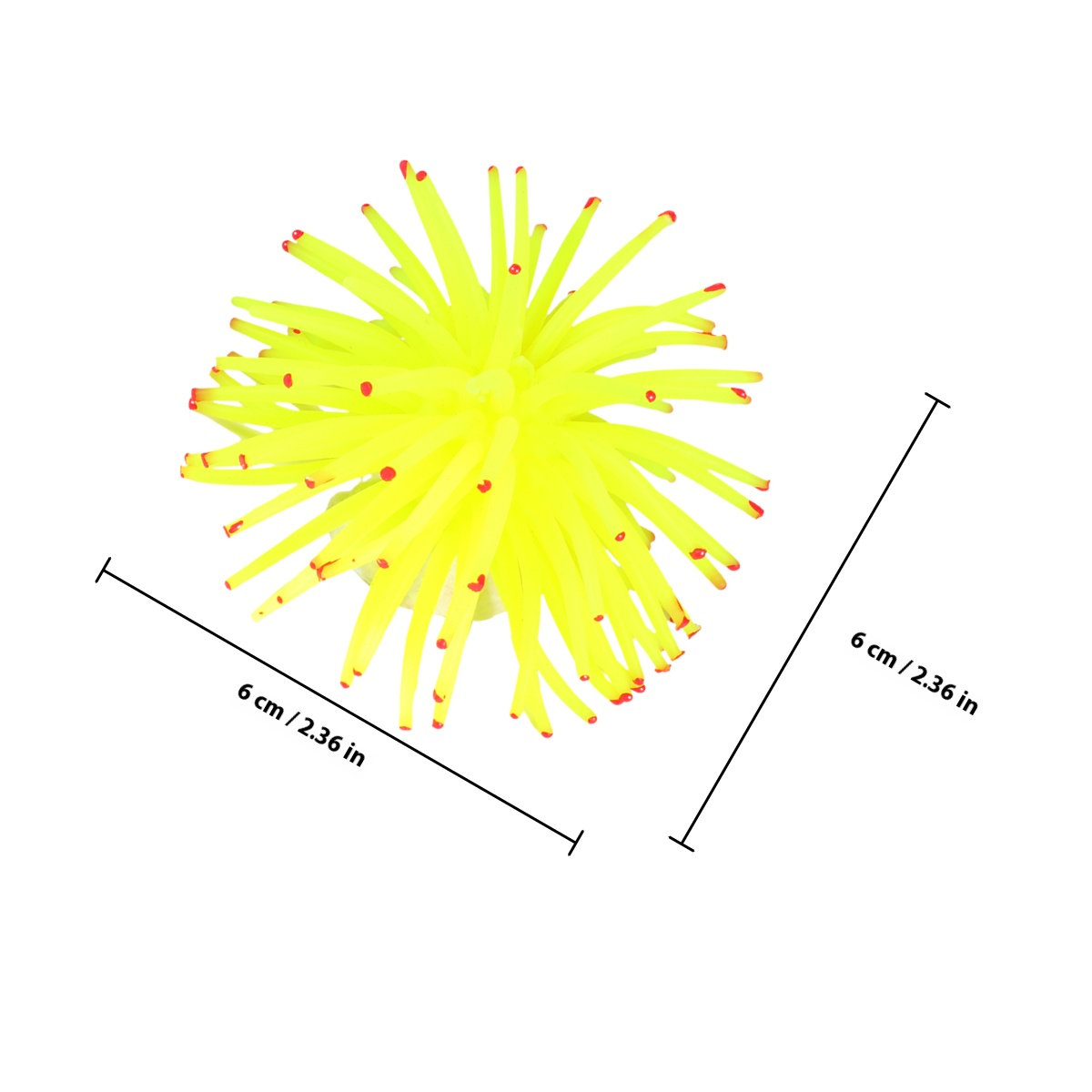Simulación de Erizos de Mar Am - Aquarium Fish Yellow reseña y precio